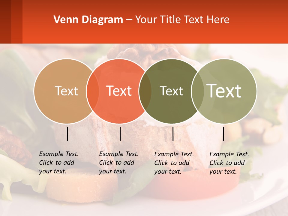 Butter With Walnuts PowerPoint Template