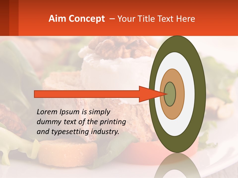 Butter With Walnuts PowerPoint Template