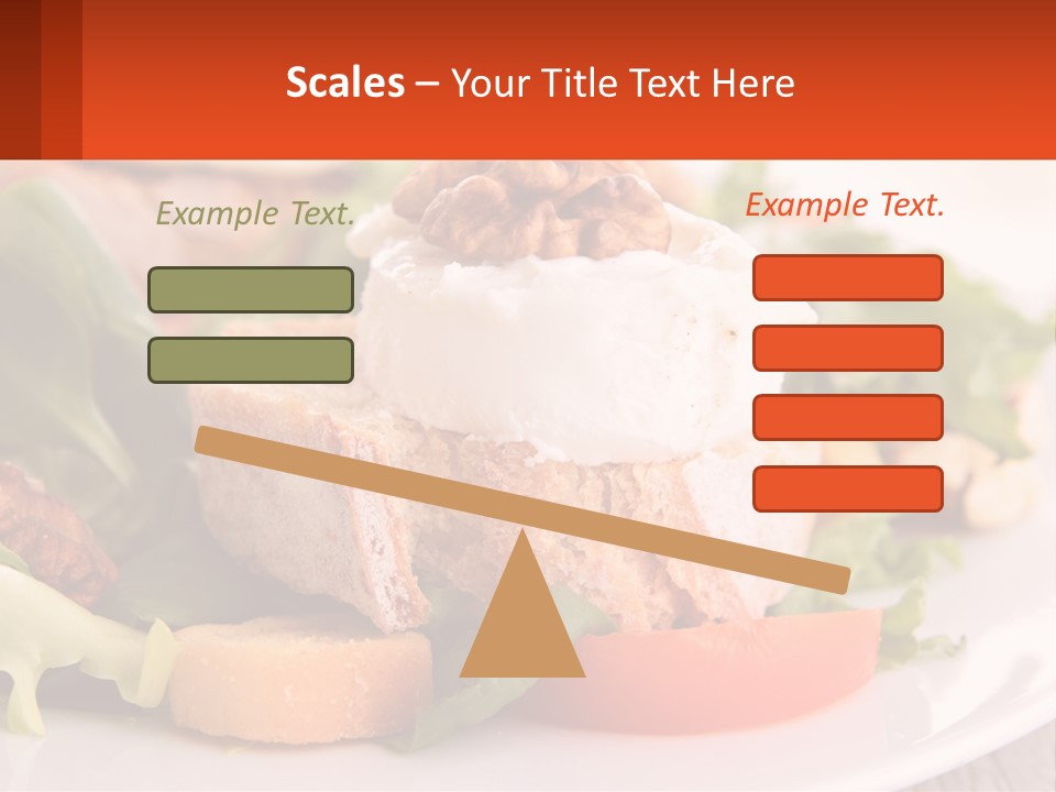 Butter With Walnuts PowerPoint Template