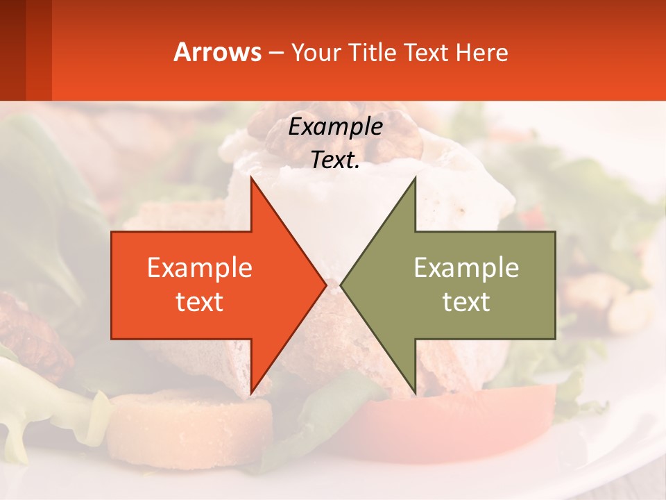 Butter With Walnuts PowerPoint Template
