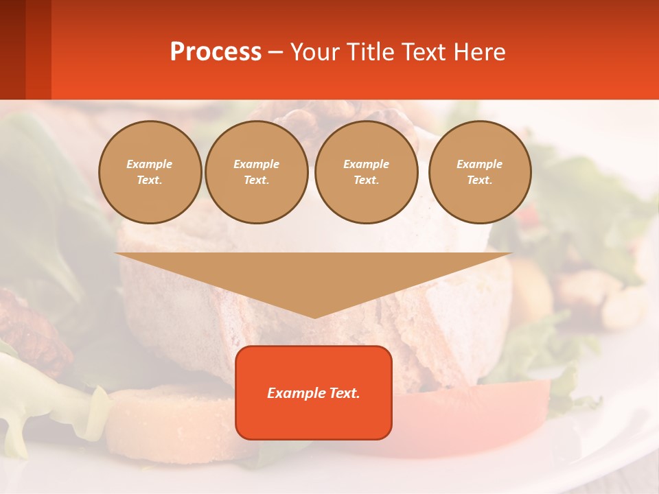 Butter With Walnuts PowerPoint Template