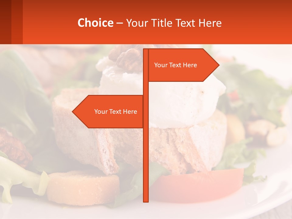 Butter With Walnuts PowerPoint Template