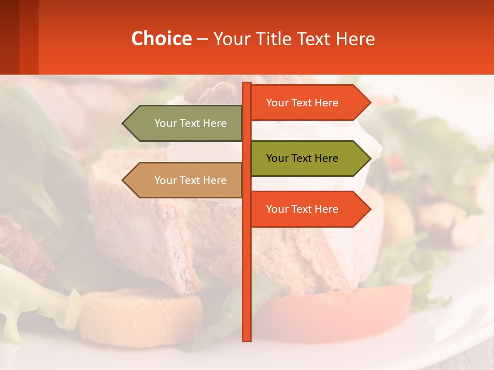 Butter With Walnuts PowerPoint Template