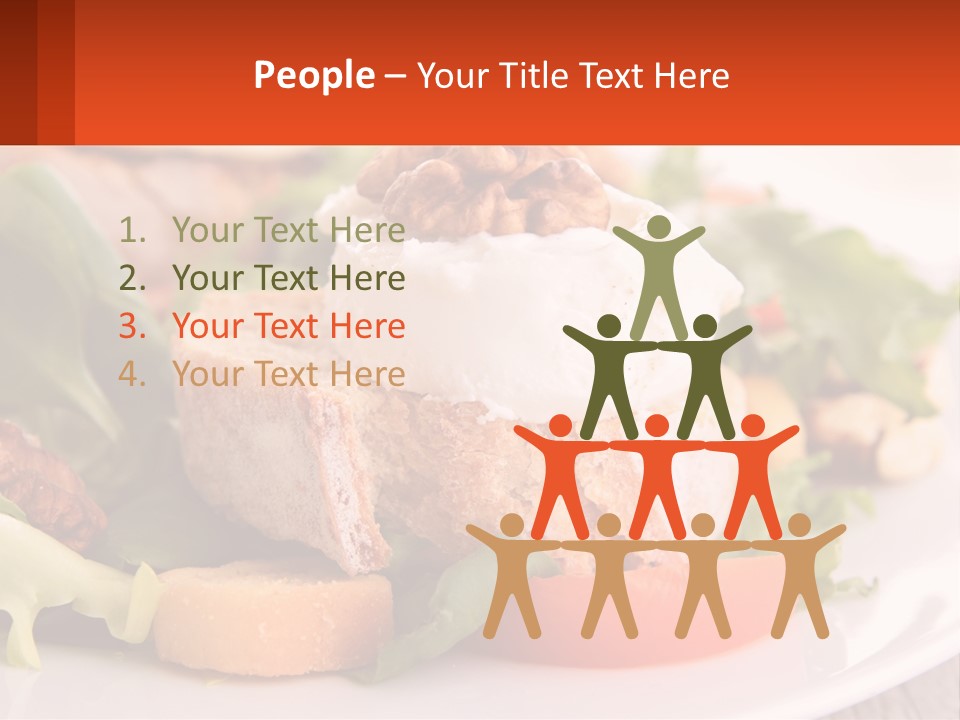 Butter With Walnuts PowerPoint Template