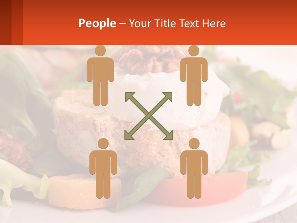 Butter With Walnuts PowerPoint Template