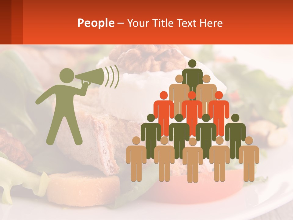 Butter With Walnuts PowerPoint Template