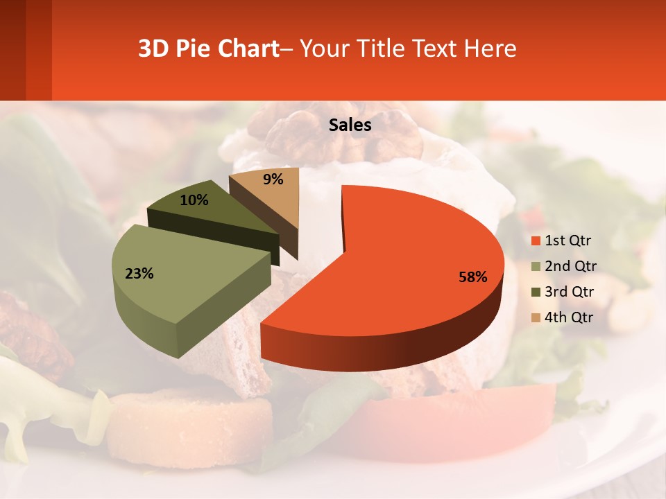 Butter With Walnuts PowerPoint Template