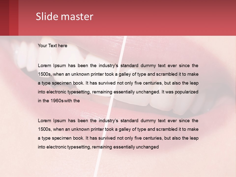 Teeth Whitening PowerPoint Template