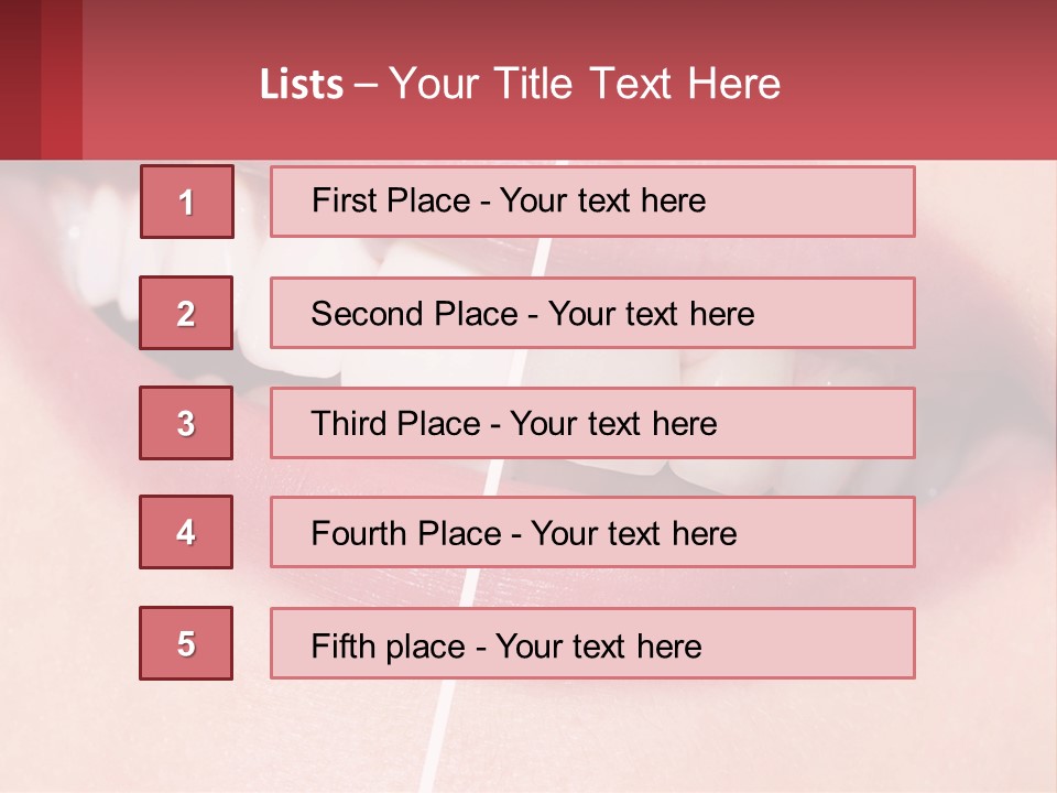 Teeth Whitening PowerPoint Template