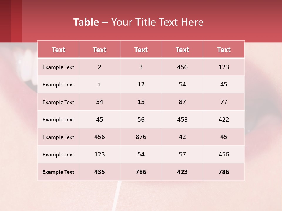 Teeth Whitening PowerPoint Template
