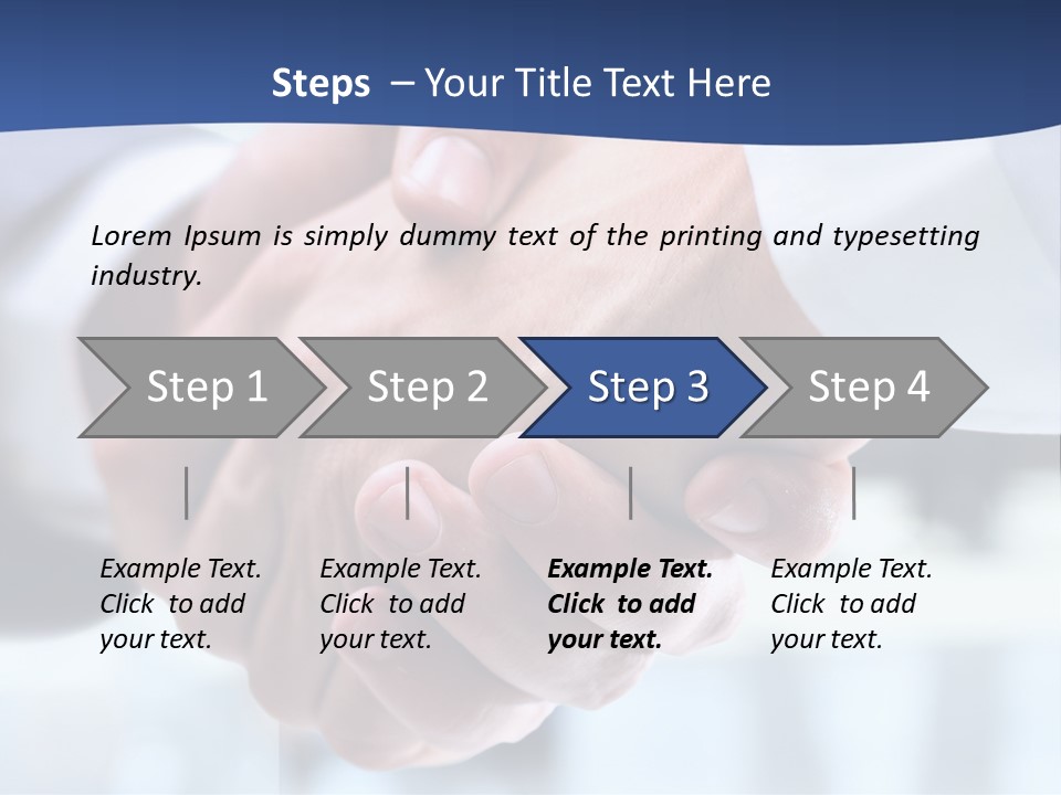 Handshake PowerPoint Template