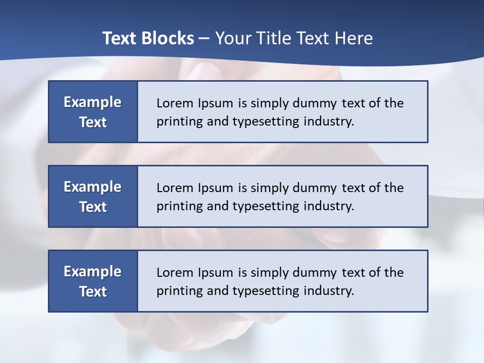 Handshake PowerPoint Template