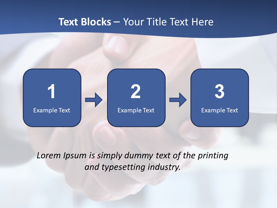 Handshake PowerPoint Template