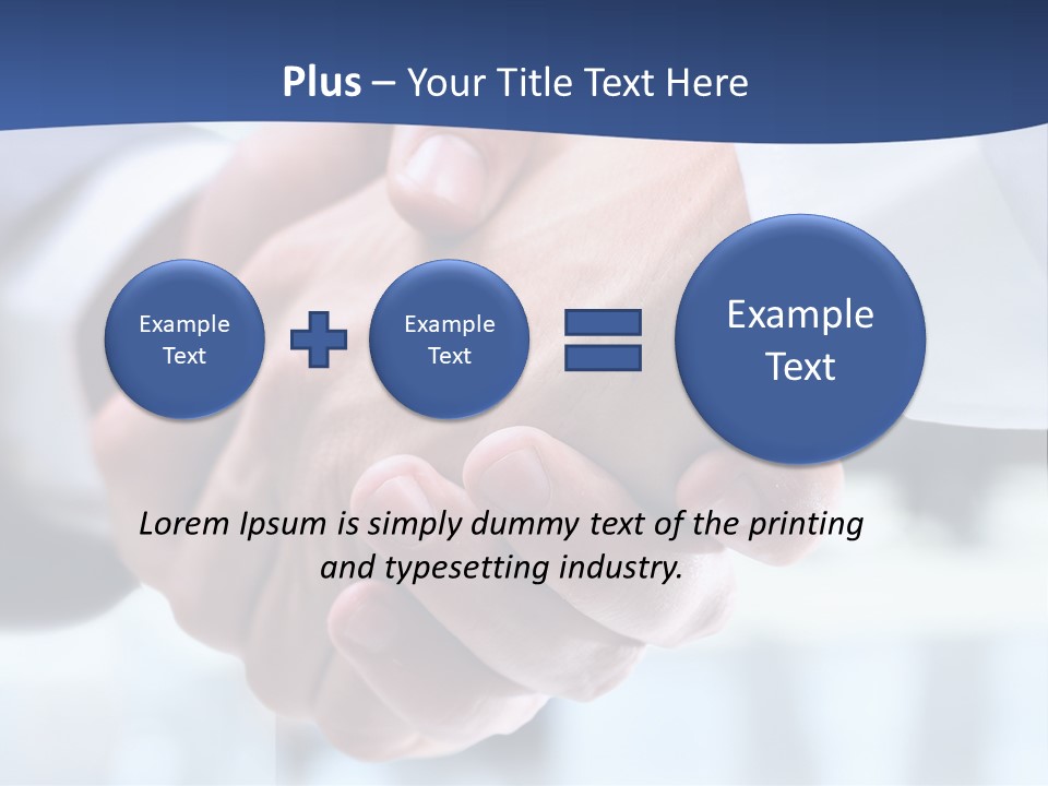 Handshake PowerPoint Template