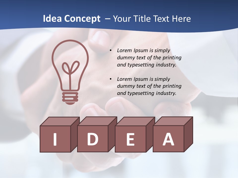 Handshake PowerPoint Template
