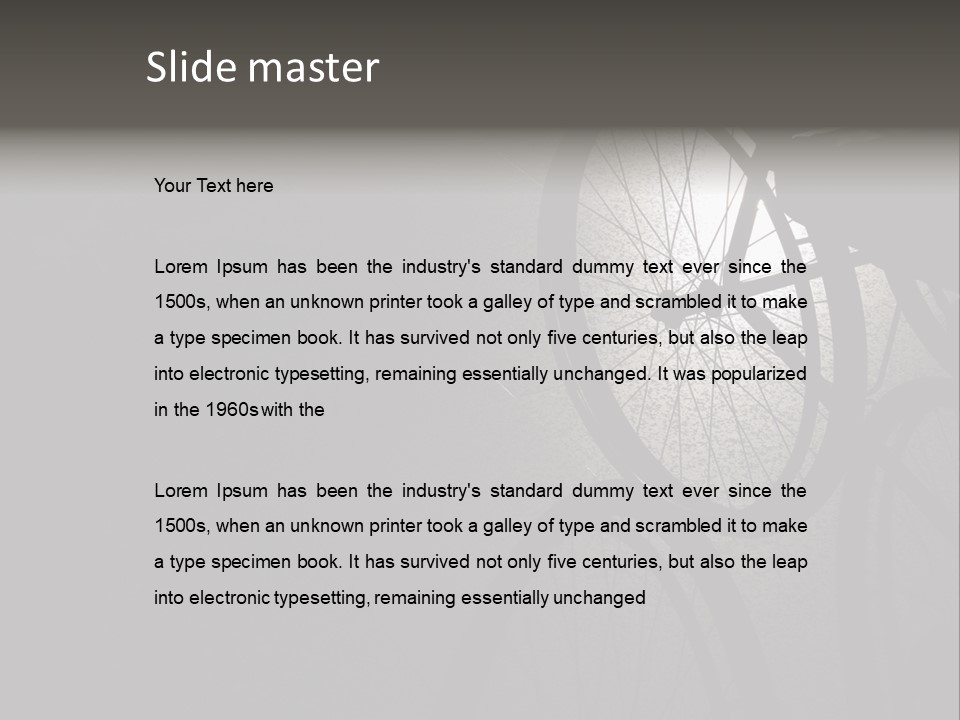 Wheelchair PowerPoint Template