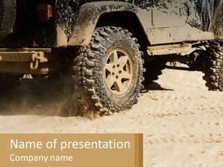 Everywhere Passage Jeep PowerPoint Template