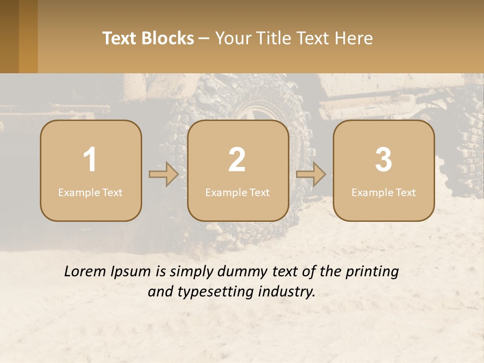 Everywhere Passage Jeep PowerPoint Template