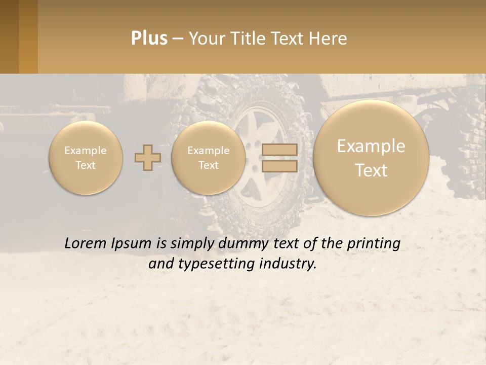 Everywhere Passage Jeep PowerPoint Template