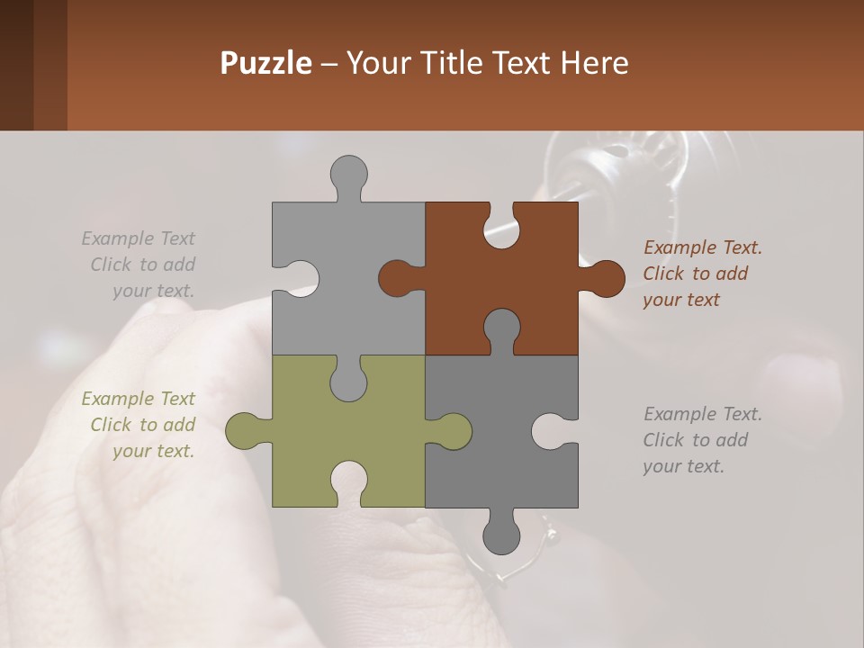 Jewelry Work PowerPoint Template