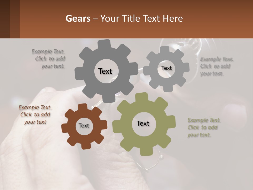 Jewelry Work PowerPoint Template