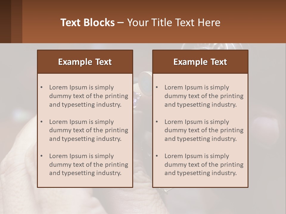 Jewelry Work PowerPoint Template