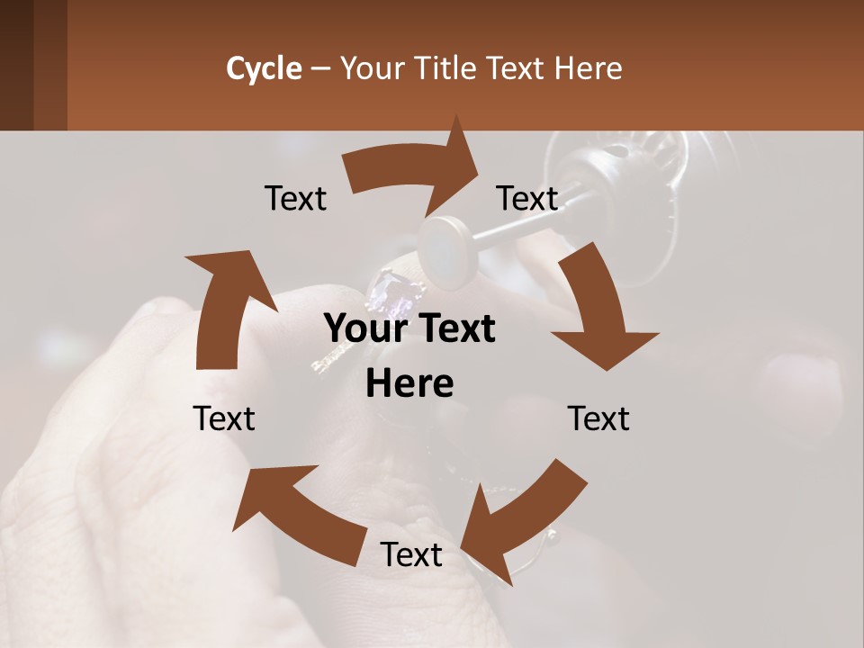 Jewelry Work PowerPoint Template