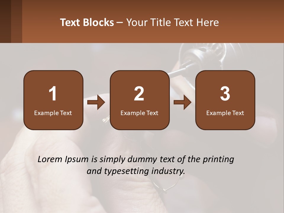 Jewelry Work PowerPoint Template