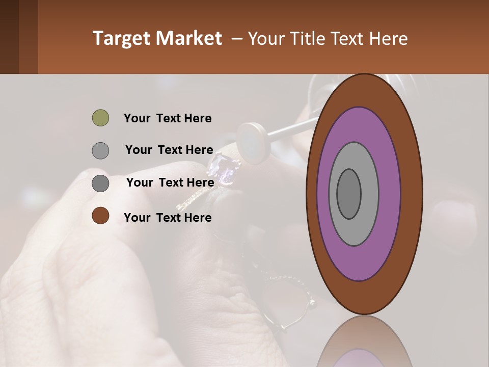 Jewelry Work PowerPoint Template