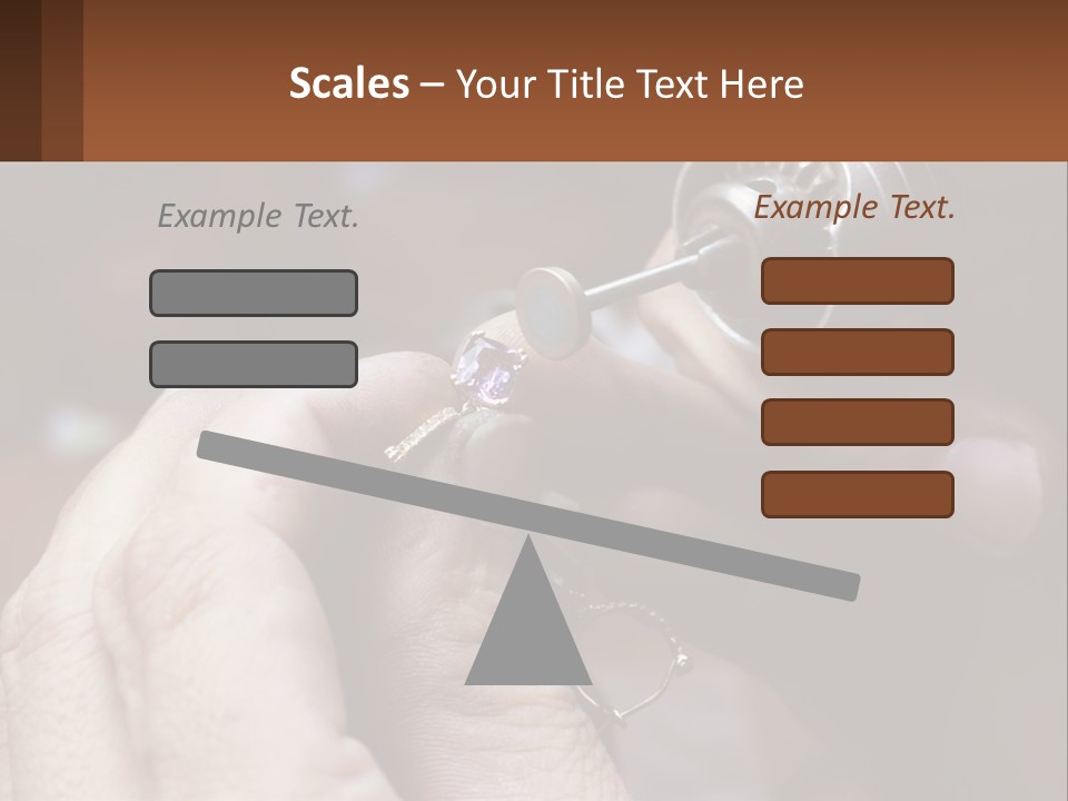 Jewelry Work PowerPoint Template