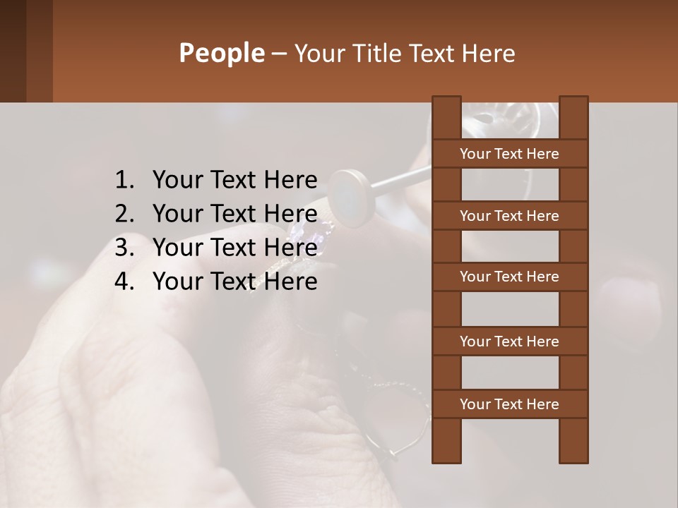 Jewelry Work PowerPoint Template