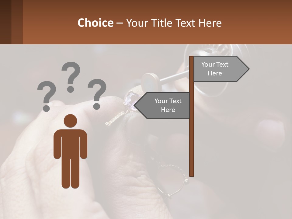 Jewelry Work PowerPoint Template