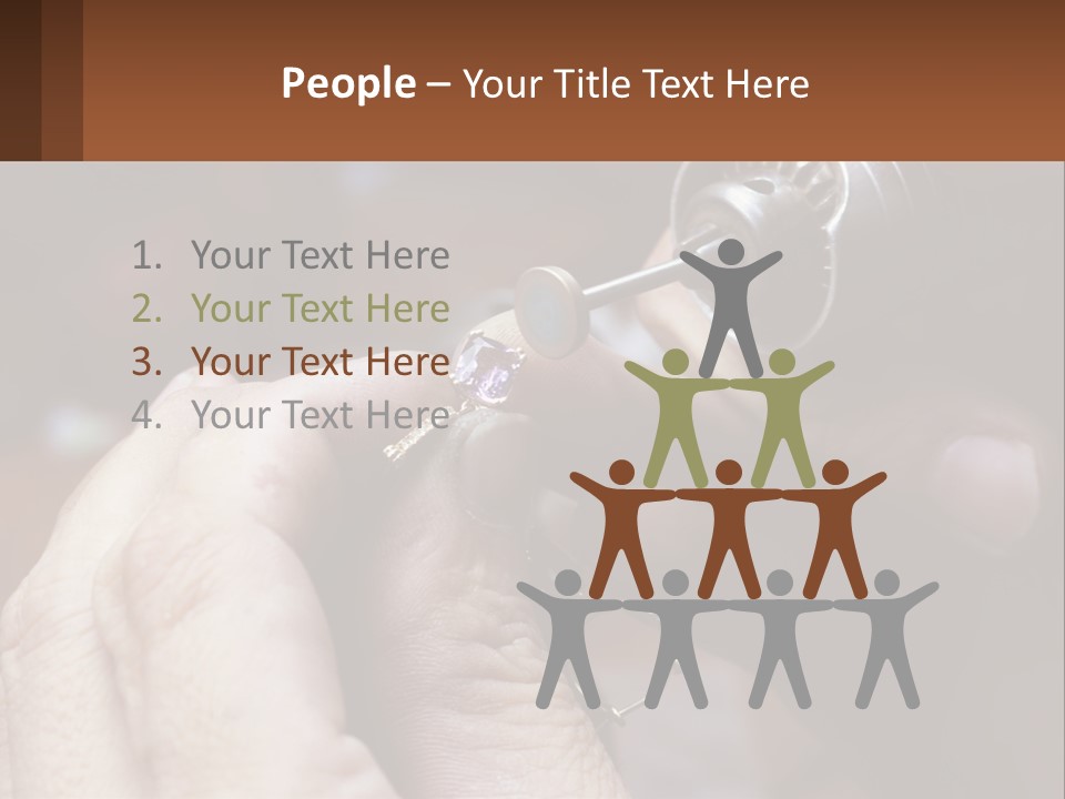 Jewelry Work PowerPoint Template