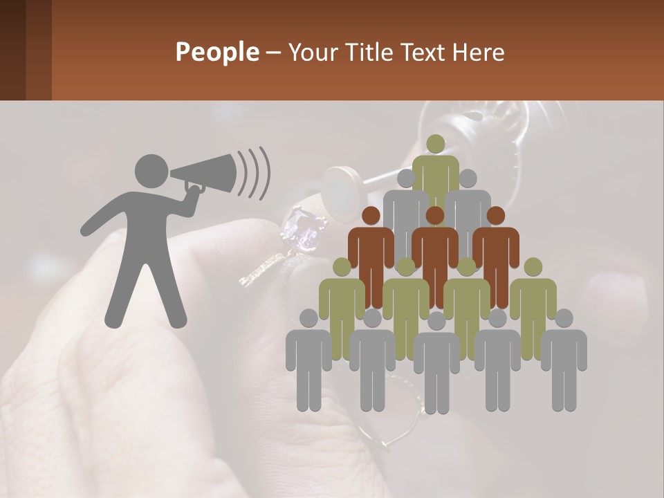 Jewelry Work PowerPoint Template