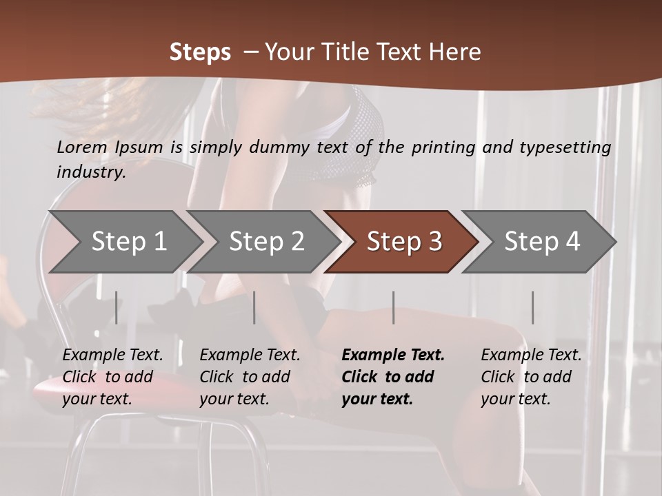 Girl Dancer PowerPoint Template