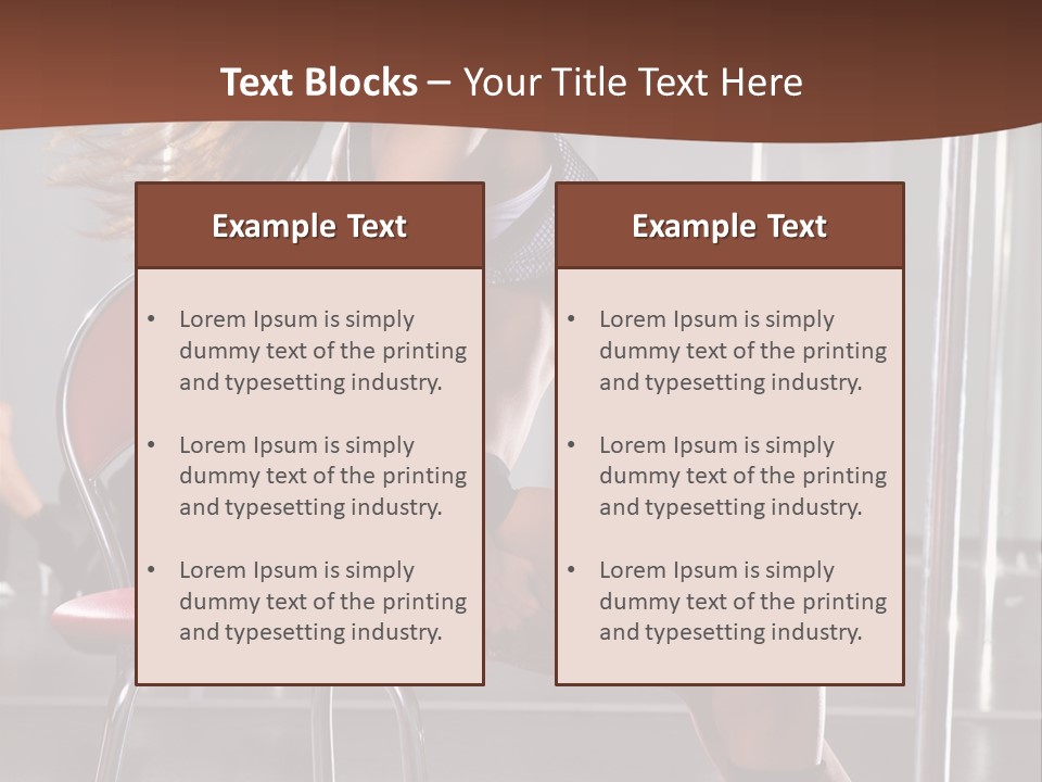 Girl Dancer PowerPoint Template