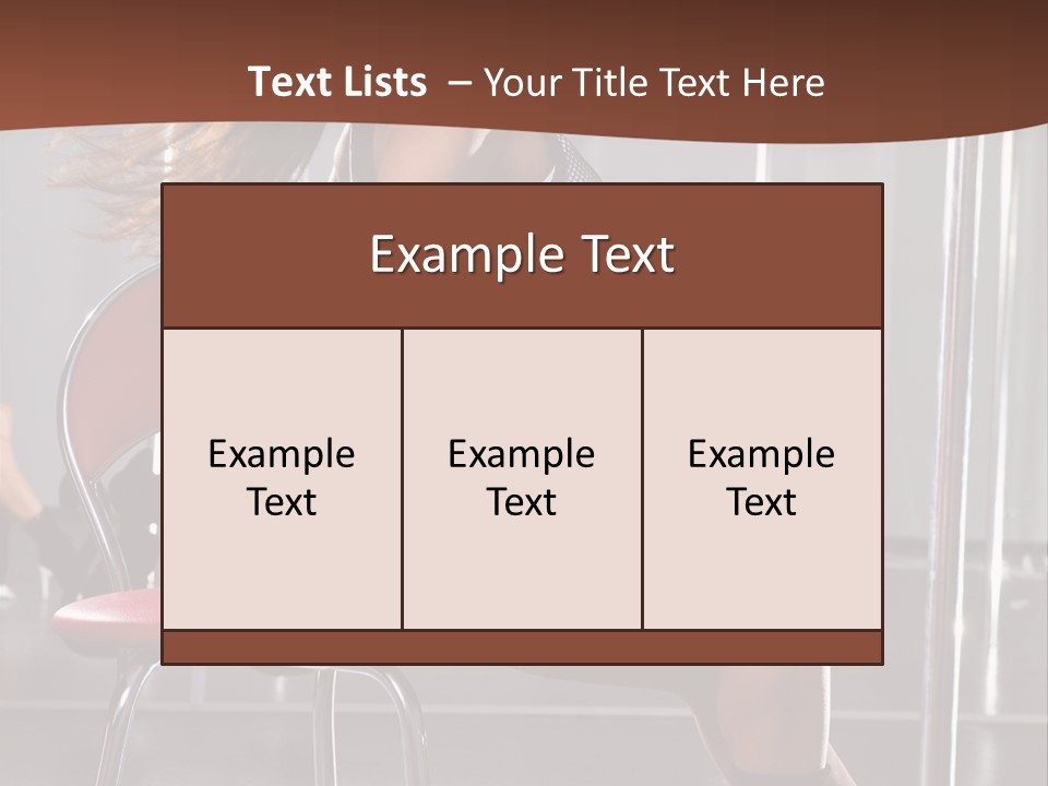 Girl Dancer PowerPoint Template