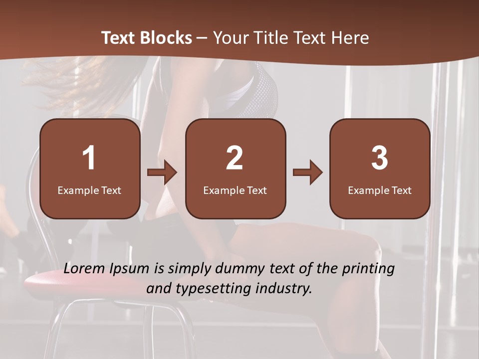 Girl Dancer PowerPoint Template