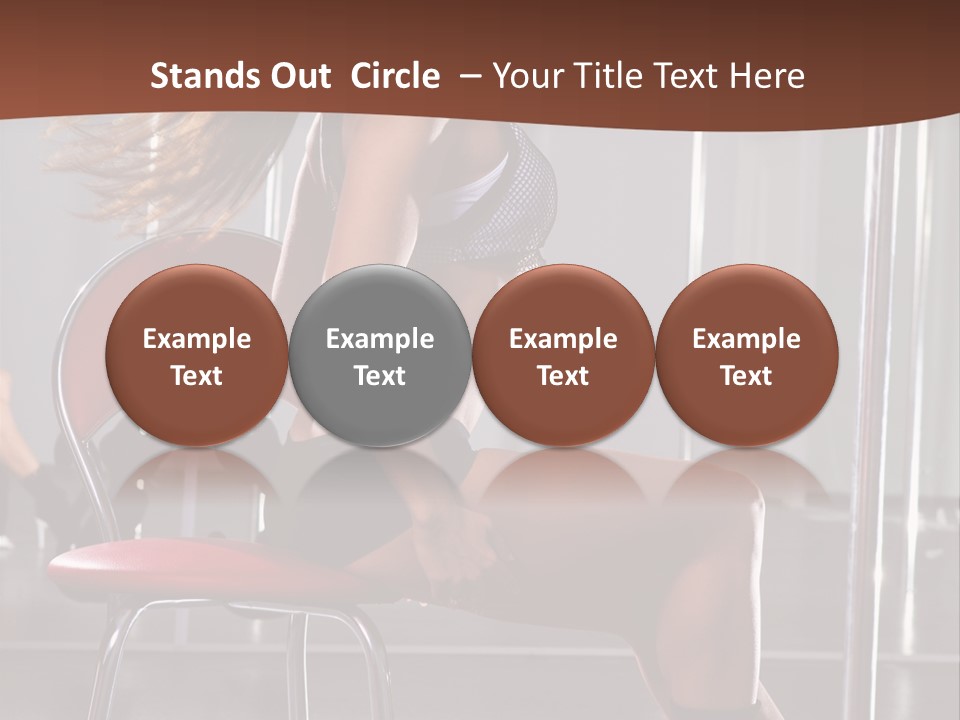 Girl Dancer PowerPoint Template