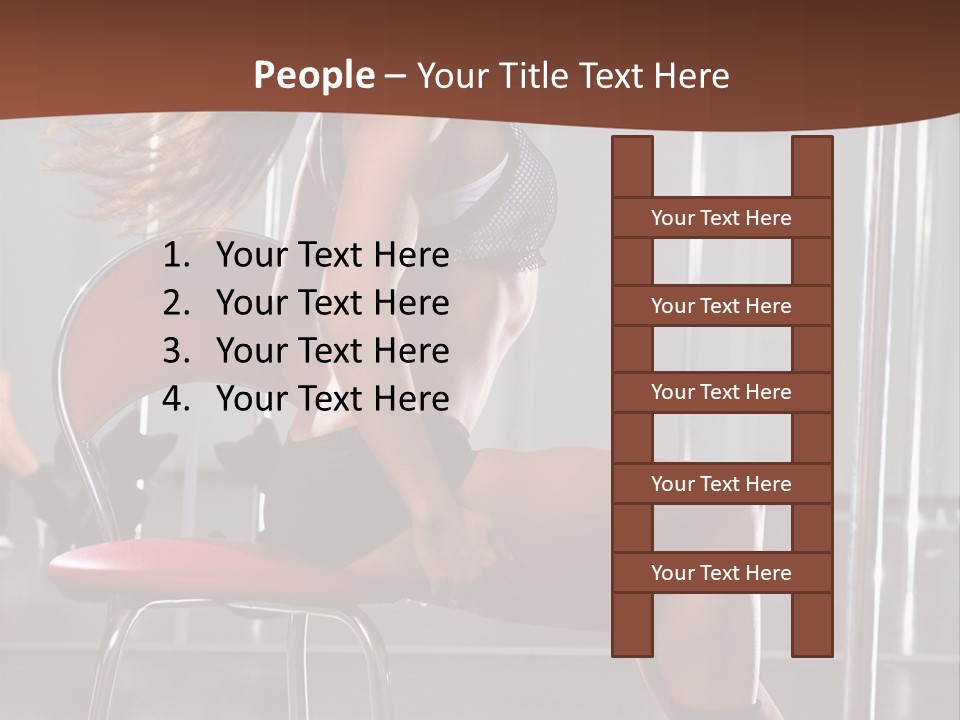 Girl Dancer PowerPoint Template