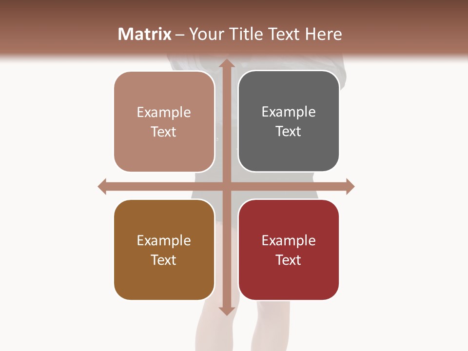 Girl With A Phone PowerPoint Template