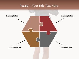 Girl With A Phone PowerPoint Template