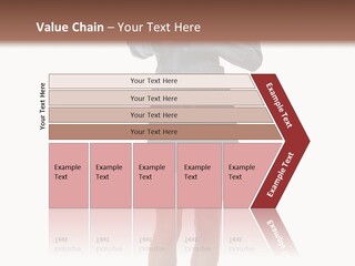 Girl With A Phone PowerPoint Template