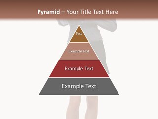 Girl With A Phone PowerPoint Template