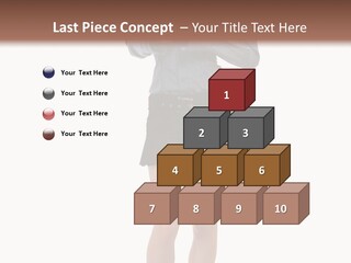 Girl With A Phone PowerPoint Template