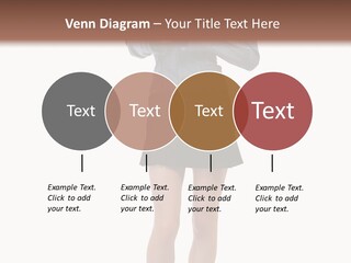 Girl With A Phone PowerPoint Template