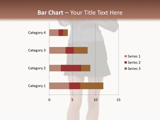 Girl With A Phone PowerPoint Template