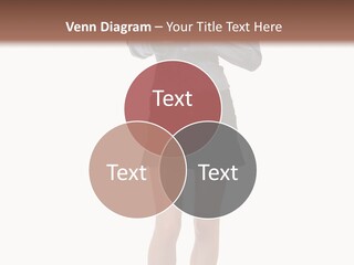 Girl With A Phone PowerPoint Template