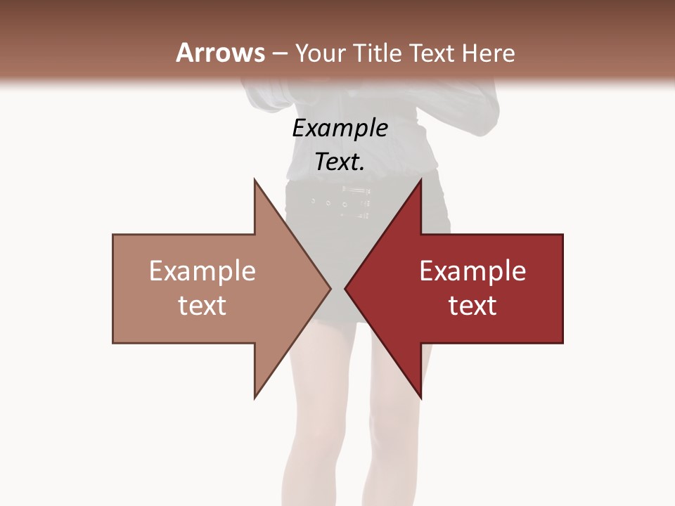 Girl With A Phone PowerPoint Template
