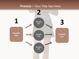 Girl With A Phone PowerPoint Template